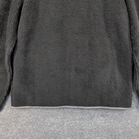 01.Algo Performance Fleece Jacket Mens Size L Black Zipped Pockets Logo - Picture 10 of 12